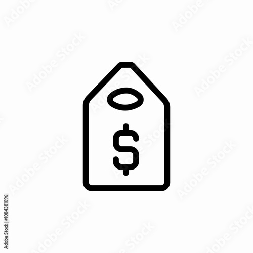 price tag icon sign vector