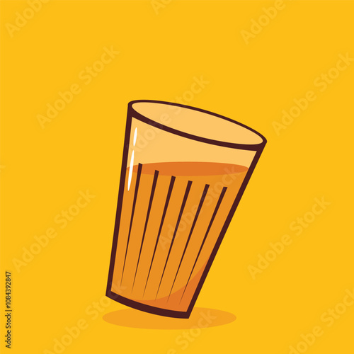 Indian hot drink vector. Indian chai icon. Chai is Indian drink. Kerala tea shop illustration vector eps. Indian Kerala roadside. Kerala tea shop line drawing. Kerala Old.