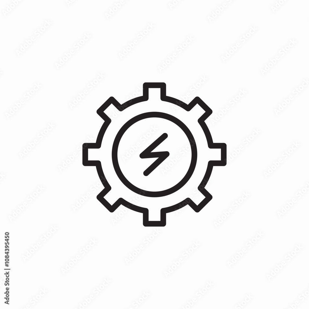 energy congifuration icon sign vector energy congifuration icon sign vector