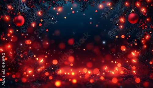 Red Christmas Background