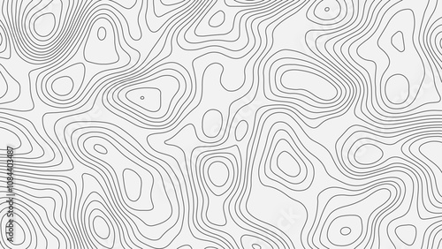 Topographic map background geographic line map with elevation assignments