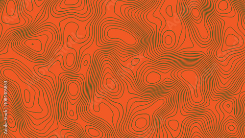 Topographic map background geographic line map with elevation assignments