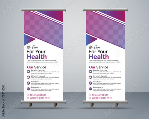 Creative rollup banner design