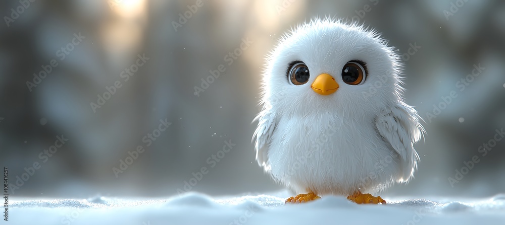 Obraz premium Whimsical White Eagle in High-Definition Detail and Studio Brilliance, スタジオの輝きと細部の高解像度が魅力の幻想的な白いイーグル.Generative AI