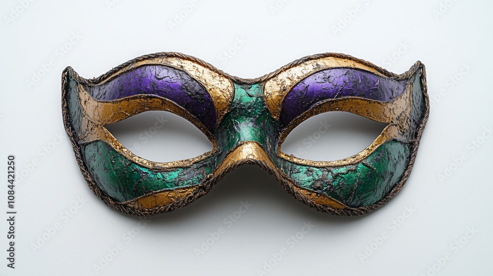 Mardi Gras essence in a decorative mask Mardi Gras essence in a decorative mask
