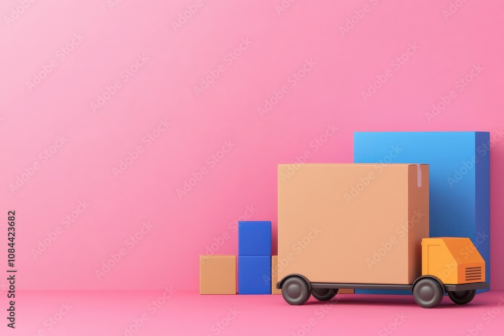 goods or service receipt concept. shipping concept. Shipping management interface showing orders, tracking numbers, and carrier info, structured data, 3D illustration goods or service receipt concept. shipping concept. Shipping management interface showing orders, tracking numbers, and carrier info, structured data, 3D illustration