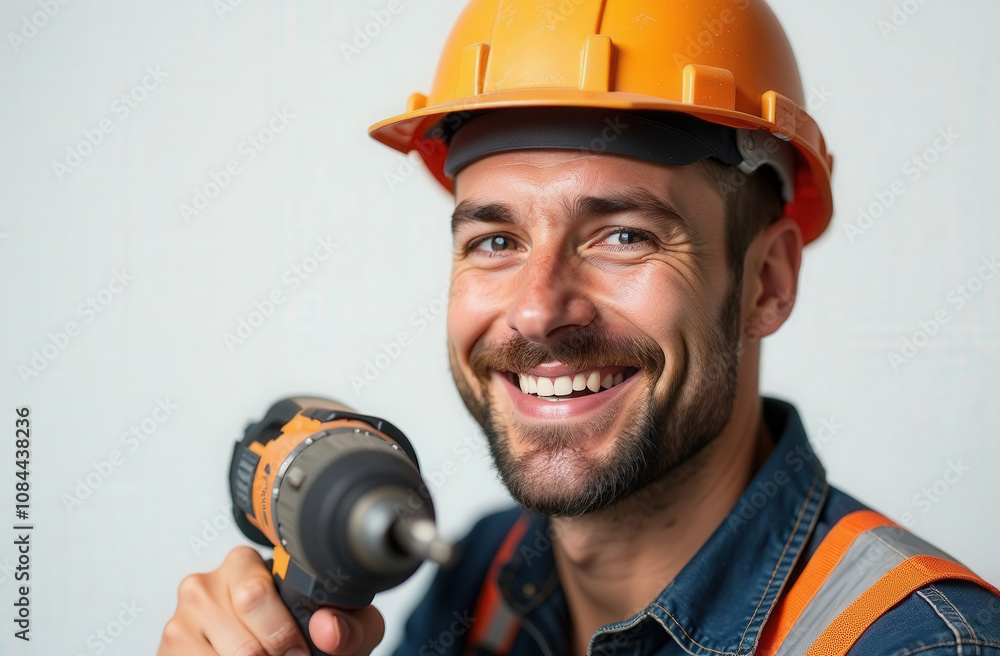 advertising photo portrait of a builder advertising photo portrait of a builder