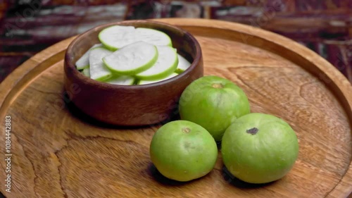 Indian Round Gourd (Tinda) photo