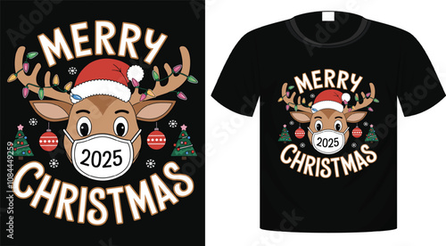 Christmas t-shirt design for holiday, typography, Sticker, Bag, Mug Design