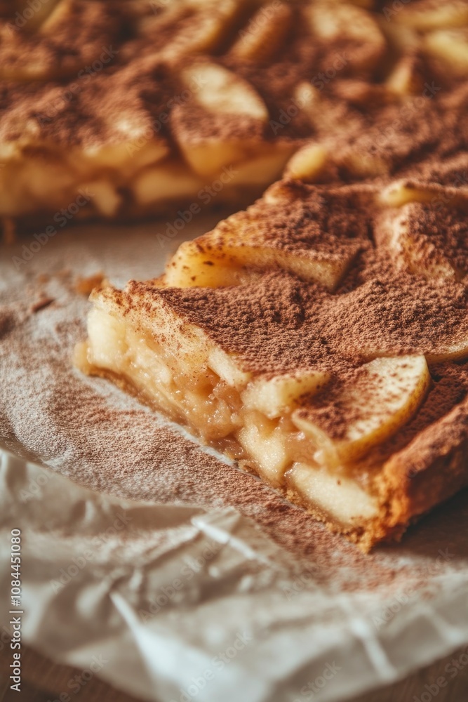 Perfectly Baked Apple Tart with Rich Cinnamon Flavor Perfectly Baked Apple Tart with Rich Cinnamon Flavor