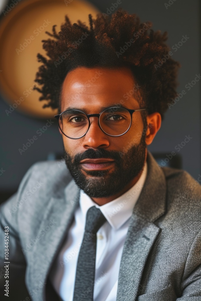 Diverse Entrepreneur in Casual Office Setting Diverse Entrepreneur in Casual Office Setting