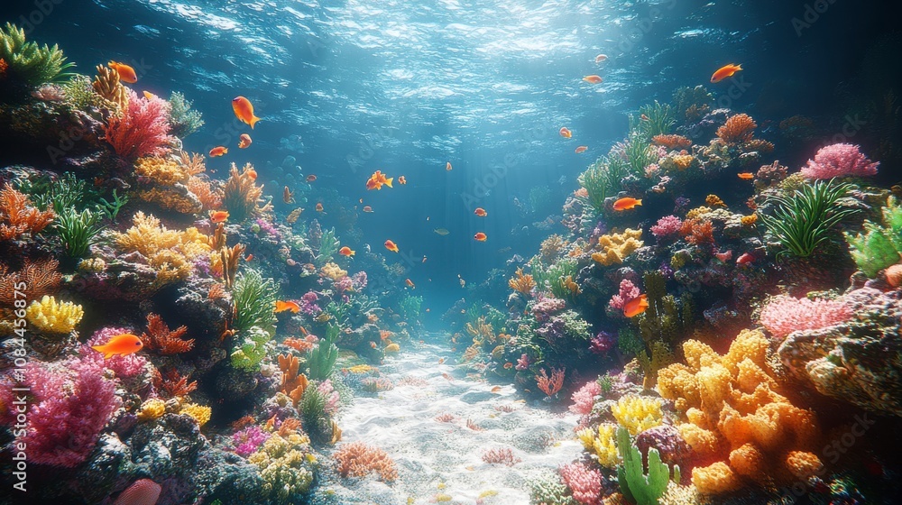 Breathtaking Underwater Coral Reef Scene. A vibrant display of marine life and colorful coral formations. Explore the beauty of the ocean's depths. Breathtaking Underwater Coral Reef Scene. A vibrant display of marine life and colorful coral formations. Explore the beauty of the ocean's depths.