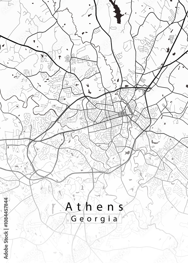 Athens Georgia City Map – Detailed Street Map of Athens for Georgia Tourism, City Planning, and USA Design Projects Athens Georgia City Map – Detailed Street Map of Athens for Georgia Tourism, City Planning, and USA Design Projects