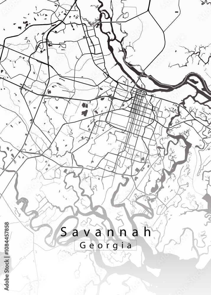 Savannah Georgia City Map – Detailed Street Map of Savannah for Georgia Tourism, City Planning, and USA Design Projects
Savannah Georgia City Map – Detailed Street Map of Savannah for Georgia Tourism, City Planning, and USA Design Projects