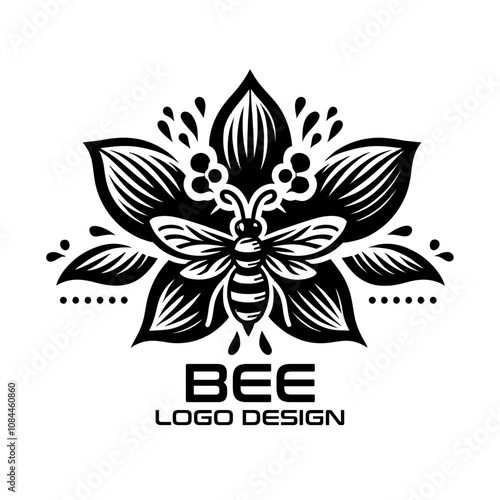 Bee Vector Logo Design
