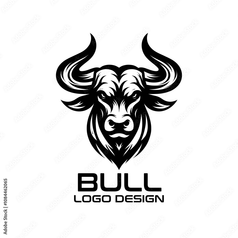 Fototapeta premium Bull Vector Logo Design