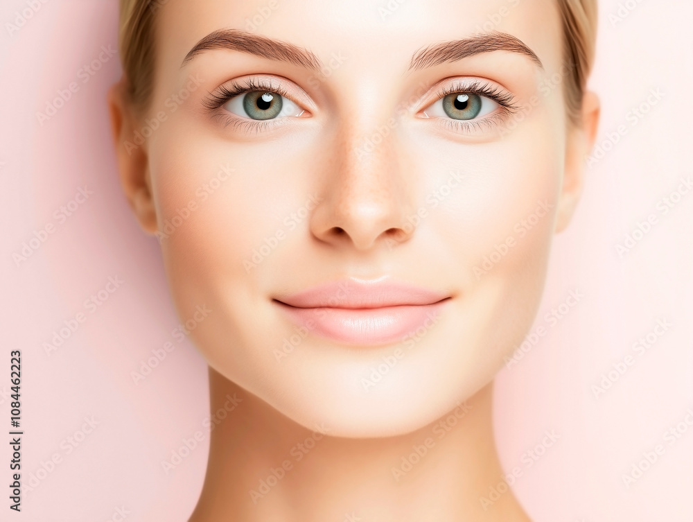beauty portrait of a young woman with nice clean healthy skin beauty portrait of a young woman with nice clean healthy skin