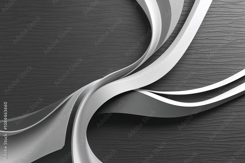 Obraz premium Modern Textured Background with Flowing Contemporary Design