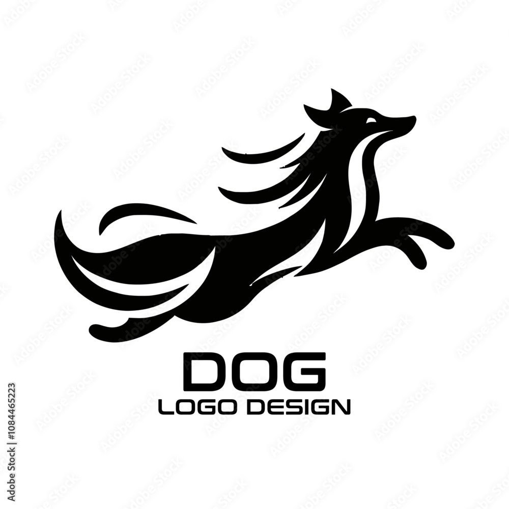 Dog Vector Logo Design Dog Vector Logo Design