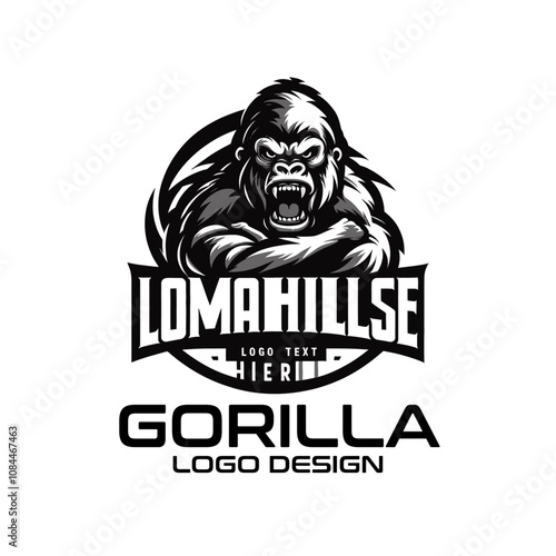Gorilla Vector Logo Design