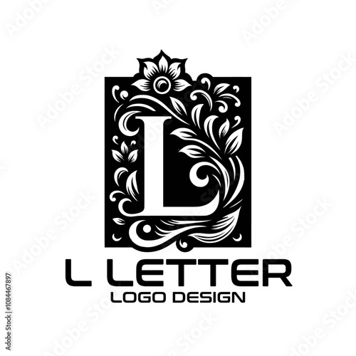 L Letter Vector Logo Design