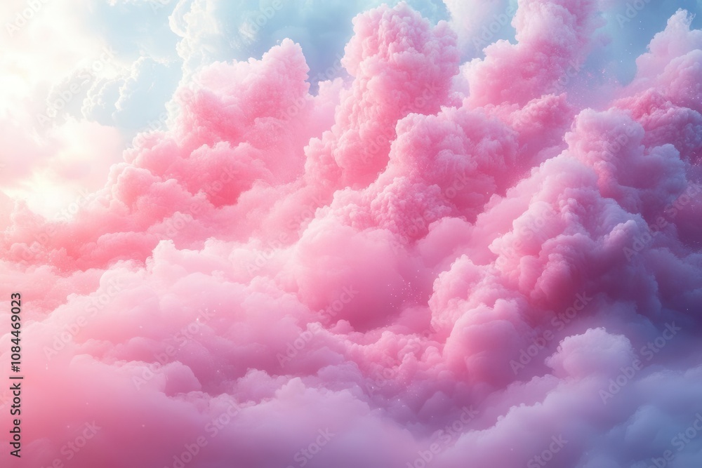 whimsical cotton candy landscape, filled with fluffy pink clouds and sweet, sugary textures, creating a dreamy, fairytale-like atmosphere that captivates the imagination whimsical cotton candy landscape, filled with fluffy pink clouds and sweet, sugary textures, creating a dreamy, fairytale-like atmosphere that captivates the imagination