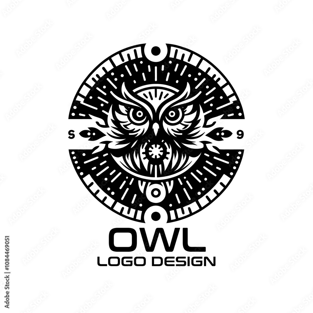 Owl Vector Logo Design Owl Vector Logo Design