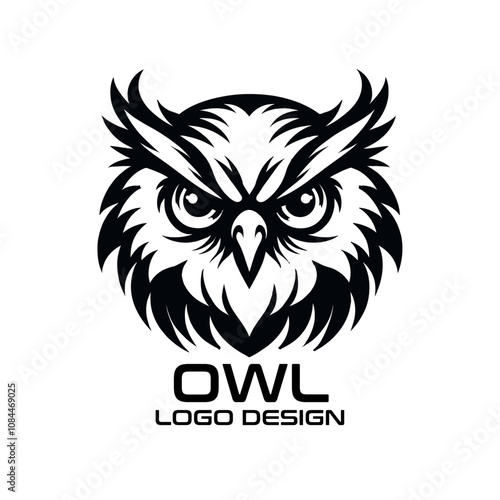 Owl Vector Logo Design photo