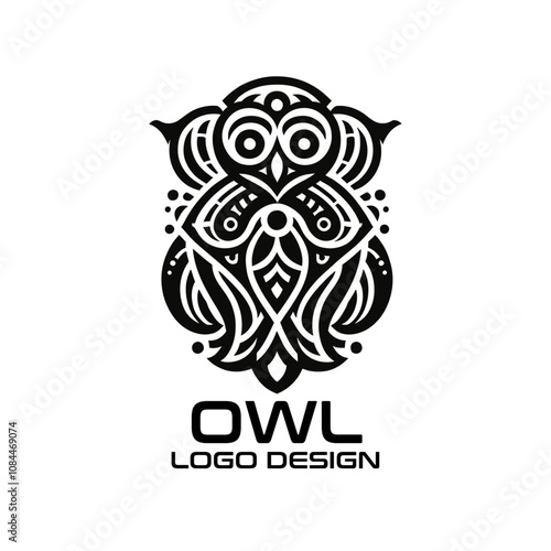 Owl Vector Logo Design photo