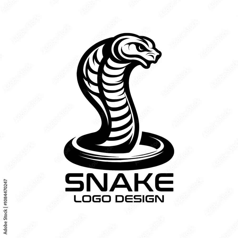 Snake Vector Logo Design Snake Vector Logo Design
