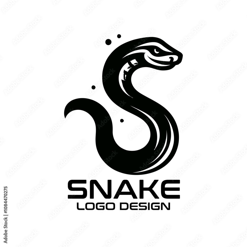Snake Vector Logo Design Snake Vector Logo Design