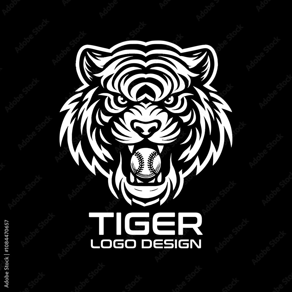 Obraz premium Tiger Vector Logo Design