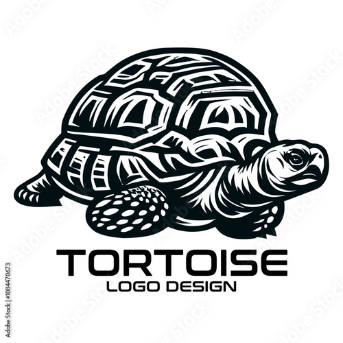 Tortoise Vector Logo Design photo