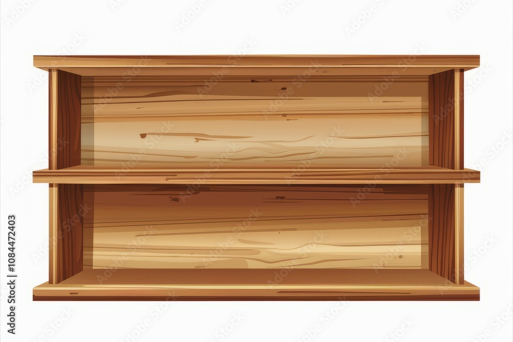 Wooden Two-Shelf Display: A rustic and timeless addition to any space, this two-shelf wooden display is a versatile element for showcasing treasures, organizing essentials. Wooden Two-Shelf Display: A rustic and timeless addition to any space, this two-shelf wooden display is a versatile element for showcasing treasures, organizing essentials.