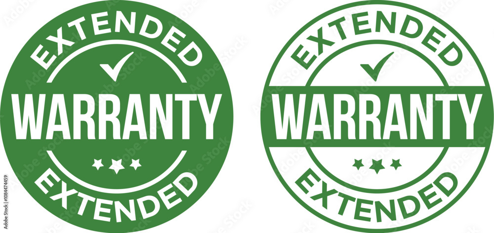 Extended warranty label vector or Extended warranty mark isolated in flat style. Simple extended stamp vector for design element about warranty. Elegant extended Warranty Label Design Element. Extended warranty label vector or Extended warranty mark isolated in flat style. Simple extended stamp vector for design element about warranty. Elegant extended Warranty Label Design Element.