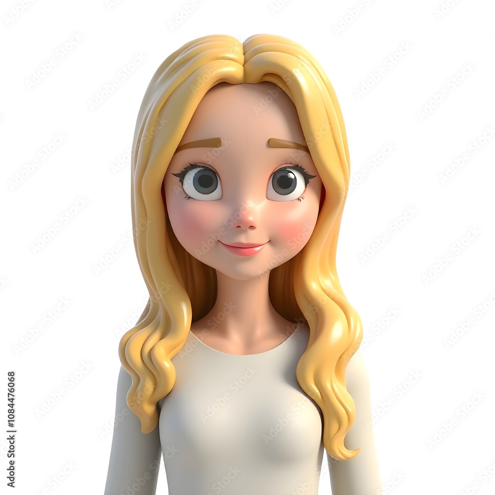 Blonde Woman with Long Hair
Blonde Woman with Long Hair
