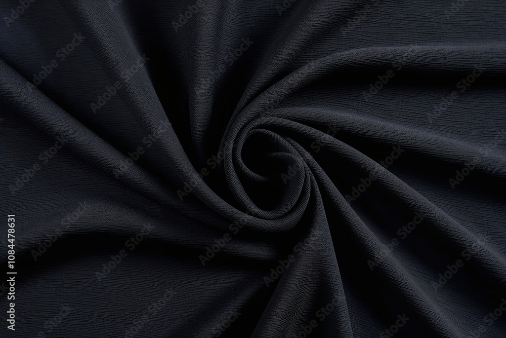 Fototapeta premium 3D Onyx Crepe Fabric with Wavy Texture for Elegant Drapery and Fashion Projects