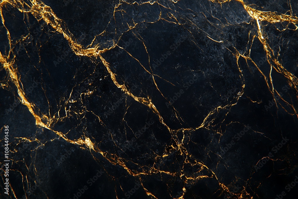 Black and gold texture of the stone Black and gold texture of the stone