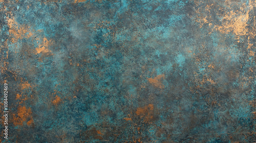 Aged textural background with distressed edges and vintage patina effect