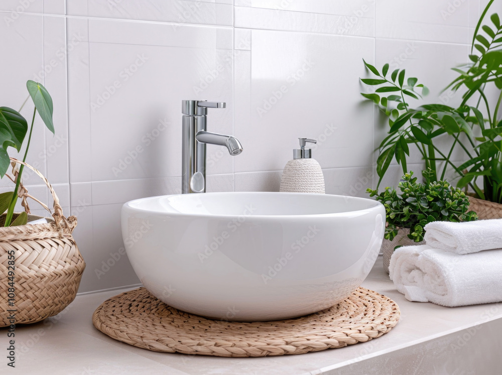 Fototapeta premium bathroom interior