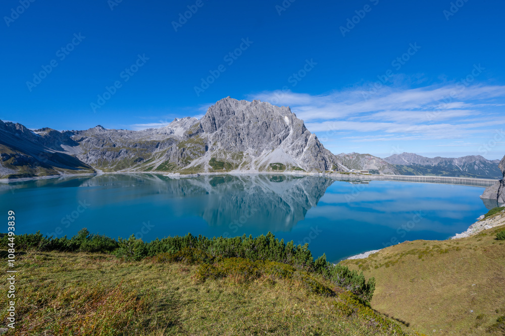 Lünersee in the Brandertal, State of Vorarlberg, Austria Lünersee in the Brandertal, State of Vorarlberg, Austria