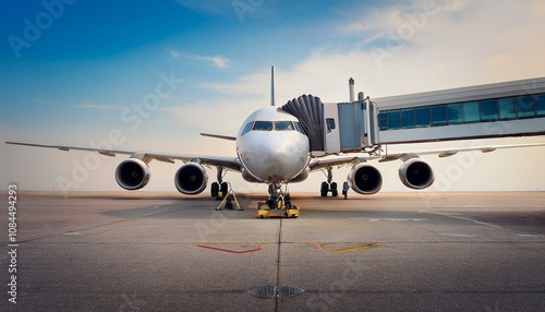 Airport Moments: Plane at the Gate with Boarding Access