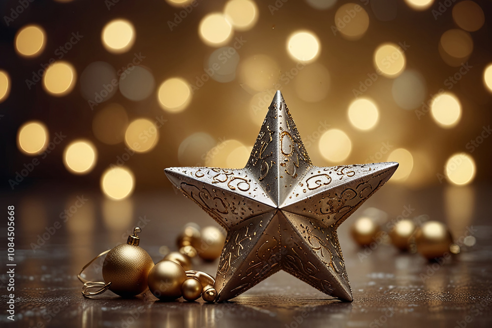 golden christmas star golden christmas star