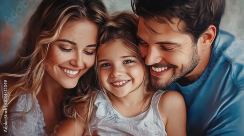 Portrait of happy family