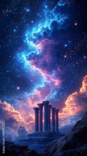 Cosmic Temple of the Stars: An Enchanting Architectural Wonder
