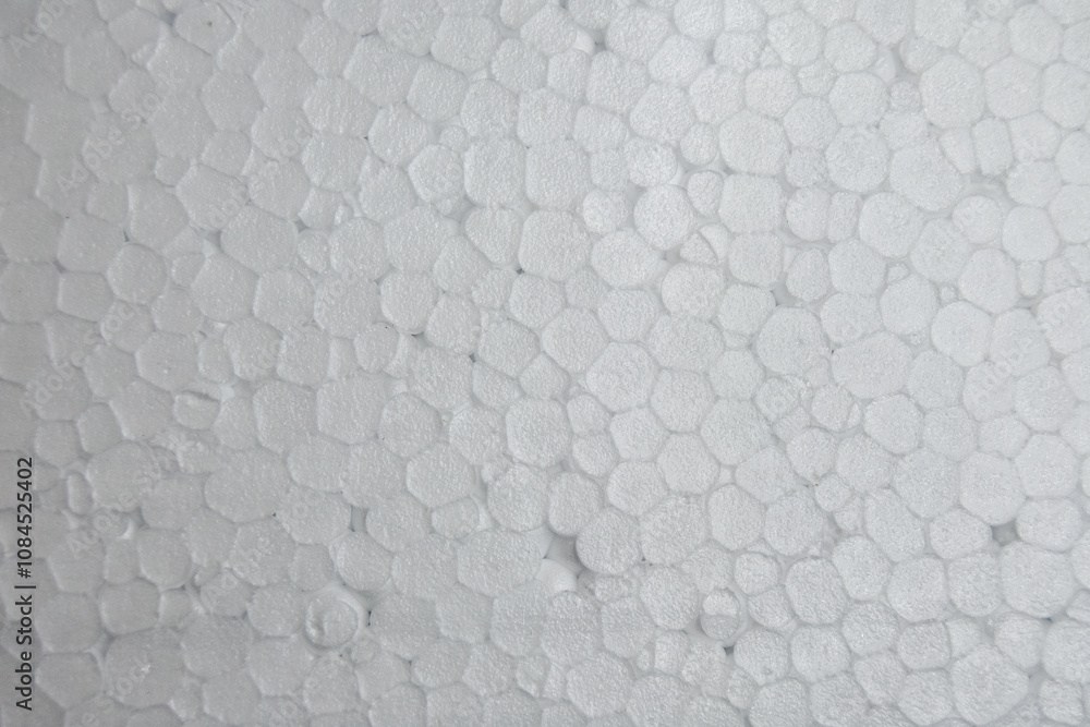 Fototapeta premium White styrofoam surface, for abstract background theme