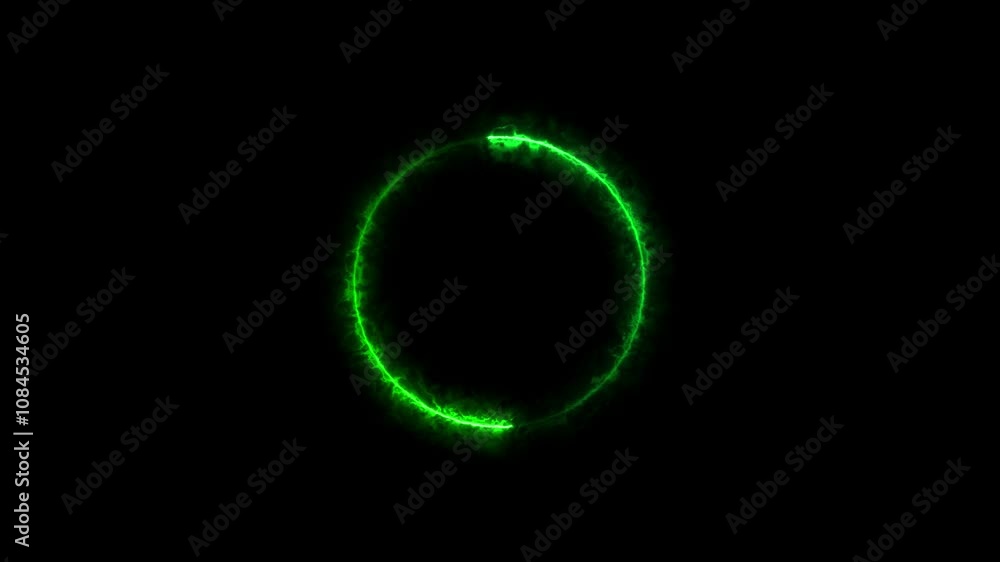 Glowing neon circle animation, Neon Circle Frame Glowing neon circle animation, Neon Circle Frame