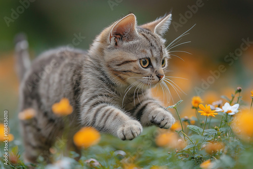 Wallpaper Mural Le chat joueur Torontodigital.ca