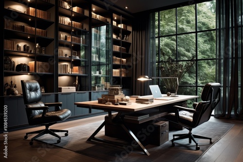 Wallpaper Mural Chic and Functional Home Offices Torontodigital.ca