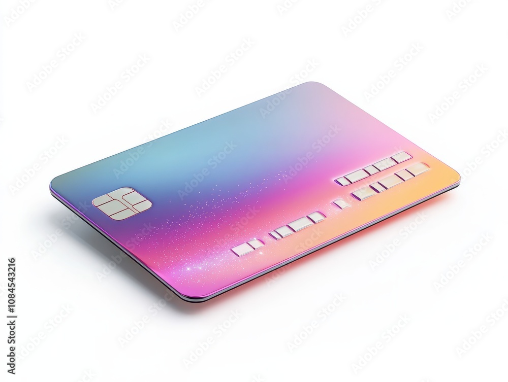 credit card on white background credit card on white background